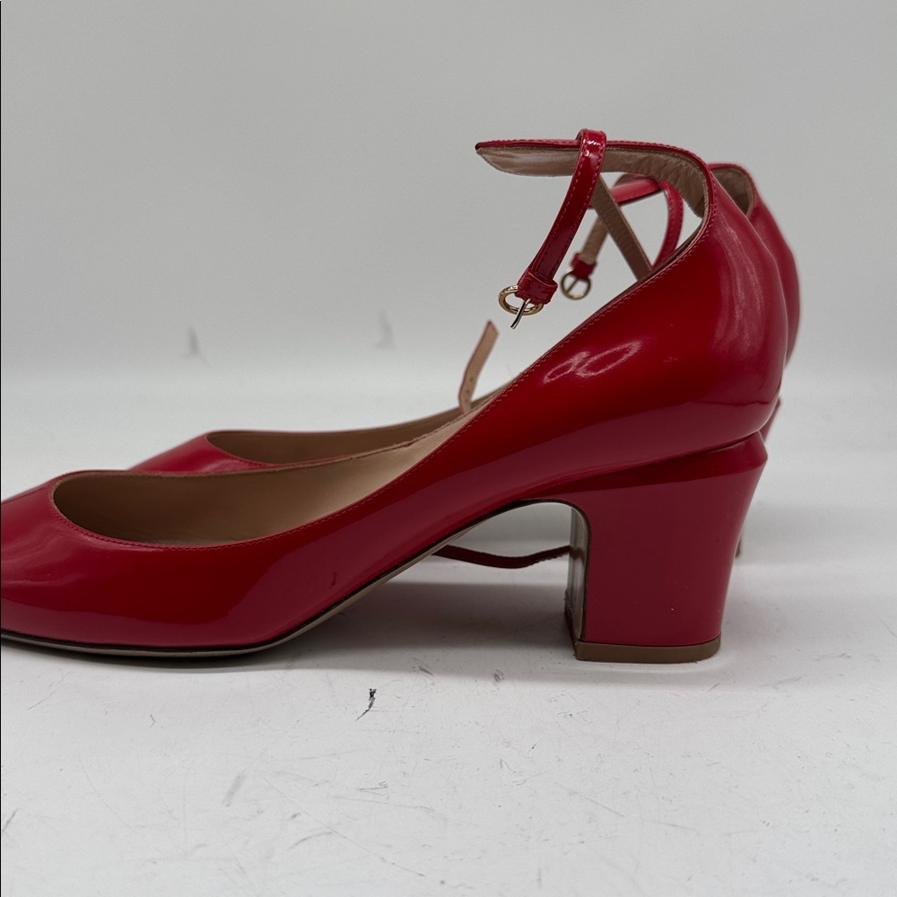 Valentino Tan Go red patent leather pumps 40 - Picture 3 of 6